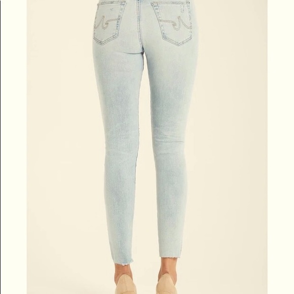RARE AG “AG-ED” FARRAH SKINNY ANKLE IN 24 SEABIRD WASH - Picture 2 of 11